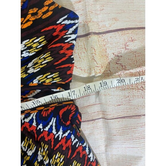 Chico's Women's Sleeveless Printed V Neck Maxi Dress - 2 (Medium/12) - Picture 10 of 12